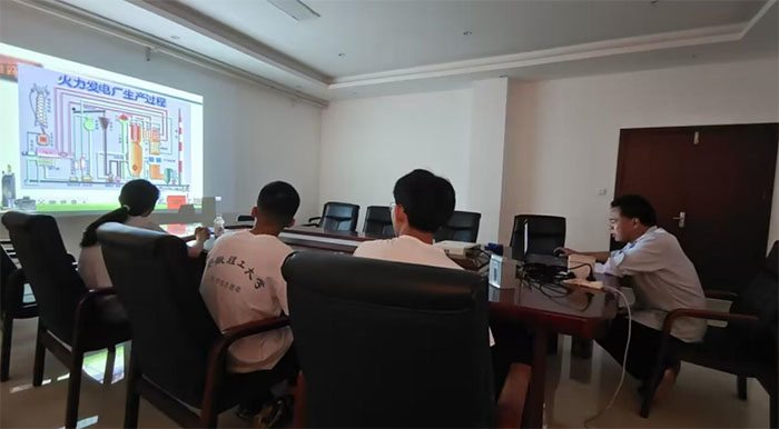 可再生能源進展的見證----安徽理工大學社會實踐團隊參觀亳州國禎生物質發電廠