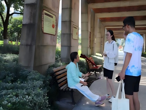 河海大學幸福河湖建設調研團公園采訪活動